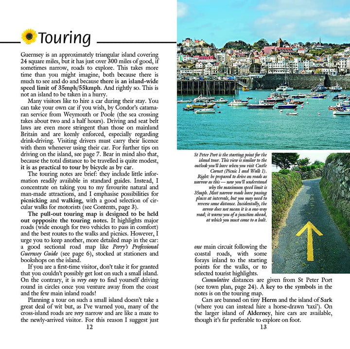 Guide de randonnées (en anglais) - Guernsey with Alderney, Sark & Hem | Sunflower guide petit format Sunflower 
