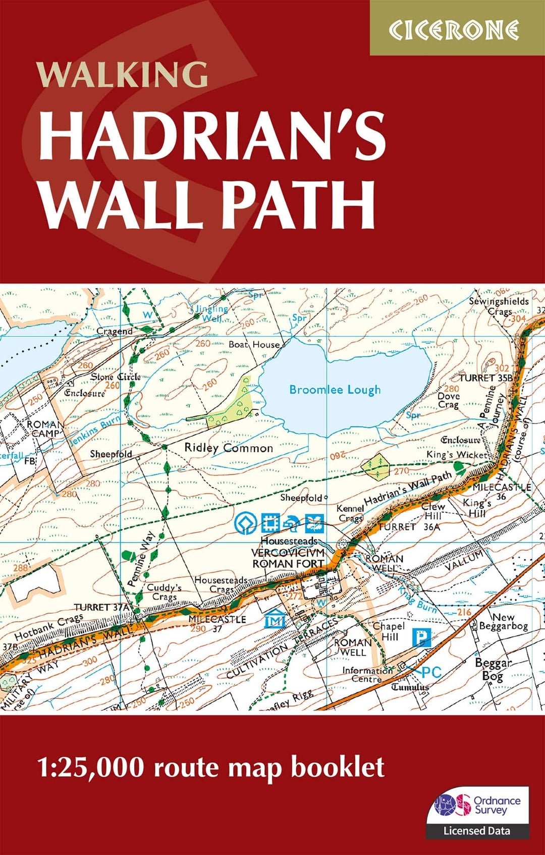 Guide de randonnées (en anglais) - Hadrian's Wall Path | Cicerone guide de randonnée Cicerone 