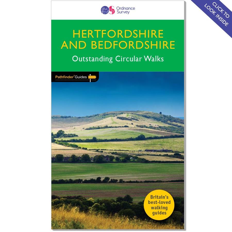 Guide de randonnées (en anglais) - Hertfordshire, Bedfordshire (Angleterre) | Ordnance Survey - Pathfinder guides guide de randonnée Ordnance Survey 