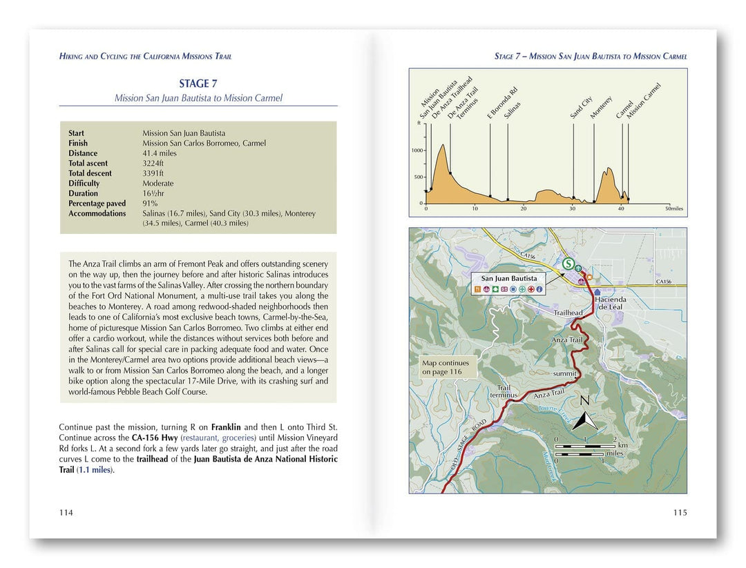 Guide de randonnées (en anglais) - Hiking and Cycling the California Missions Trail, from Sonoma to San Diego | Cicerone guide de randonnée Cicerone 