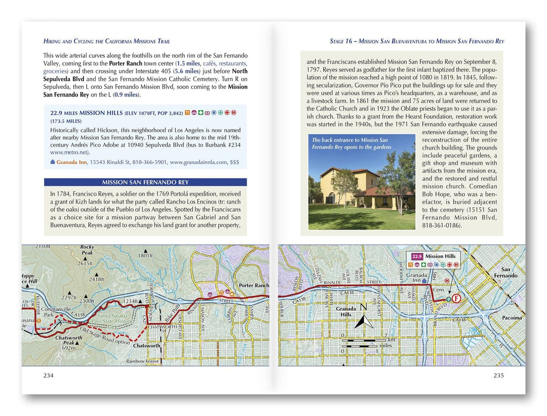 Guide de randonnées (en anglais) - Hiking and Cycling the California Missions Trail, from Sonoma to San Diego | Cicerone guide de randonnée Cicerone 