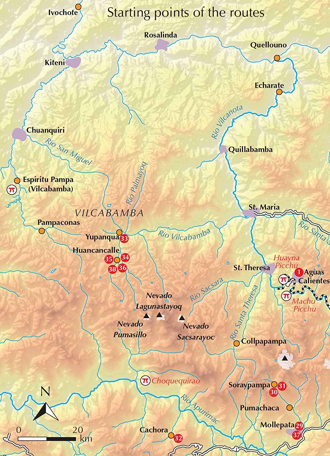 Guide de randonnées (en anglais) - Hiking & biking Peru's Inca trails | Cicerone guide de randonnée Cicerone 