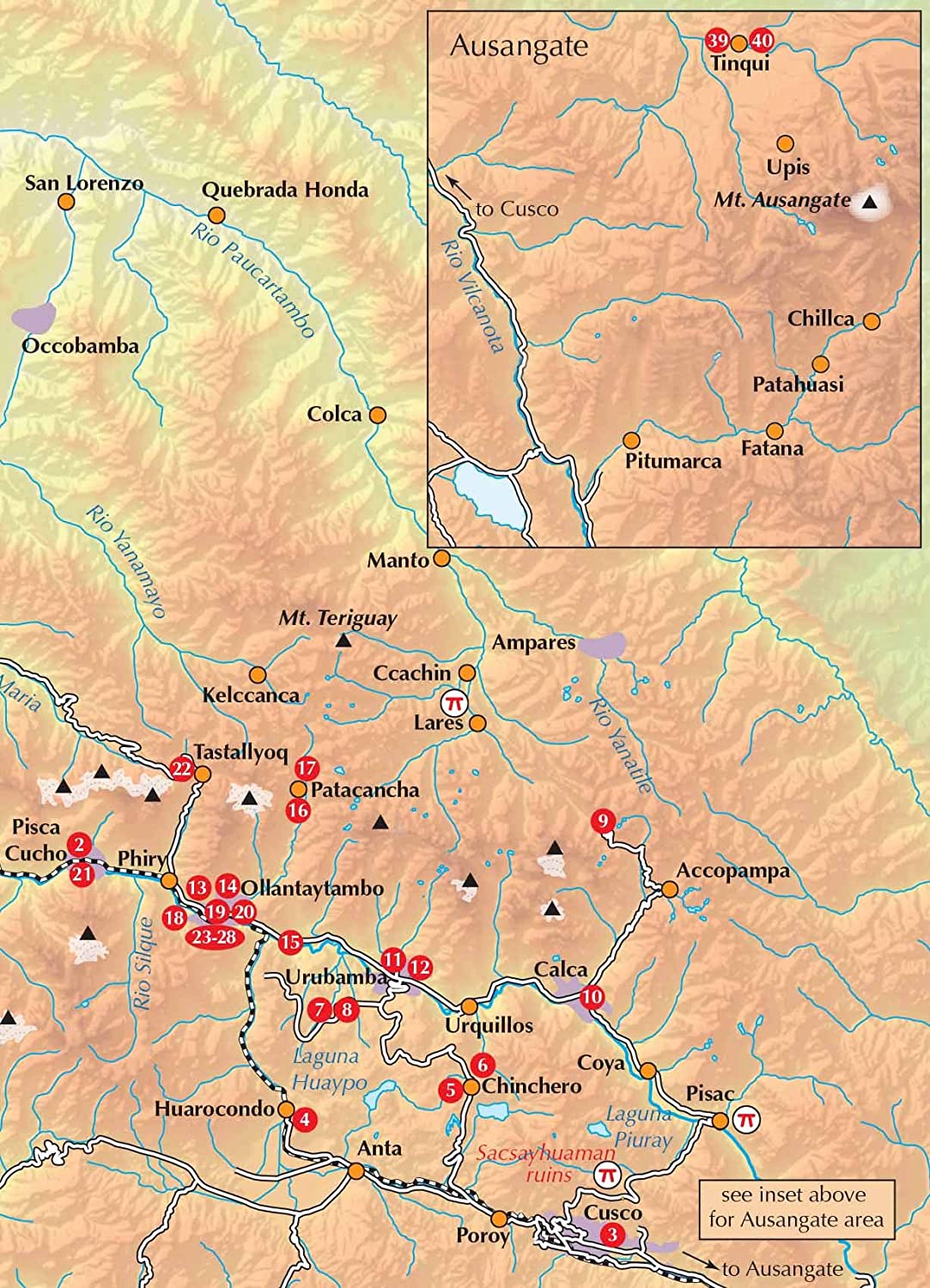 Guide de randonnées (en anglais) - Hiking & biking Peru's Inca trails | Cicerone guide de randonnée Cicerone 