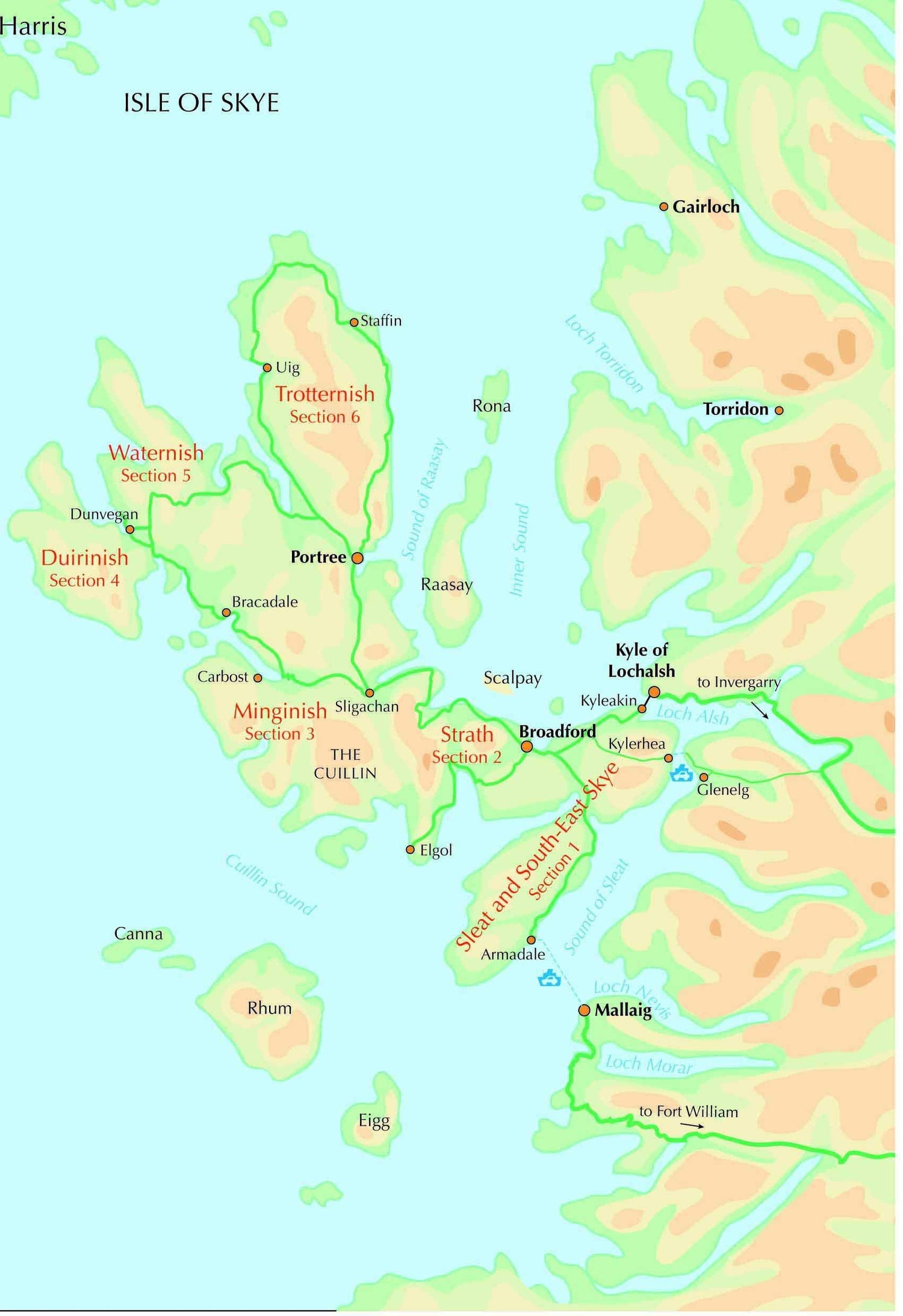 Guide de randonnées (en anglais) - Isle of Skye walker's guide over 80 walks & scrambles | Cicerone guide de randonnée Cicerone 