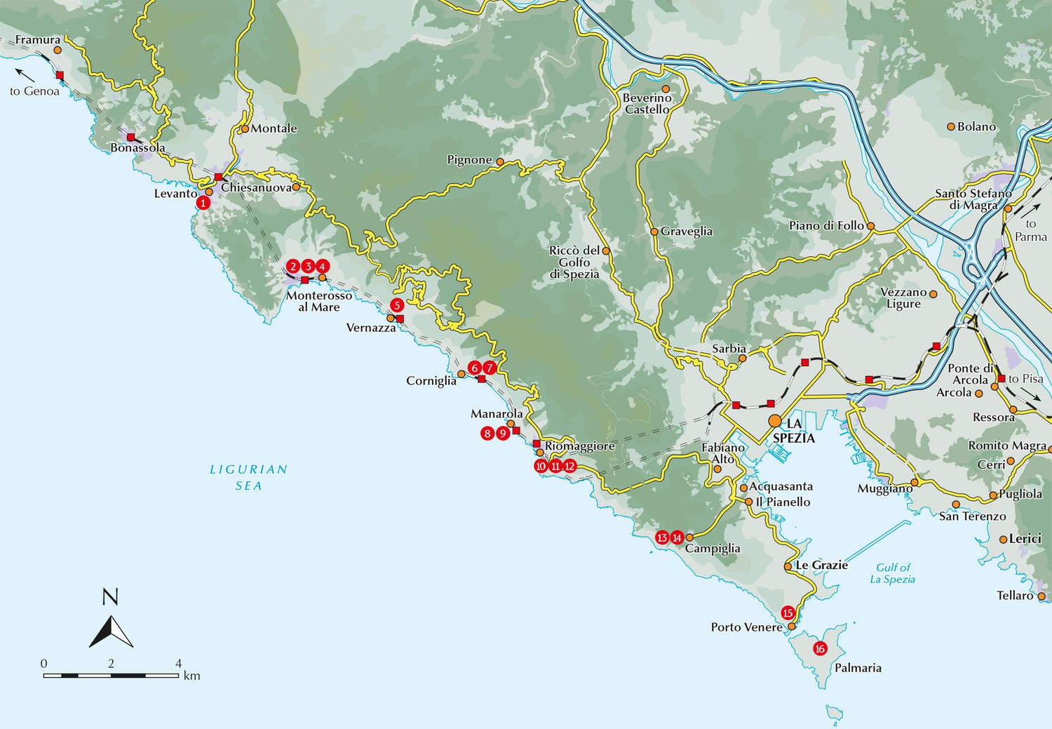 Guide de randonnées (en anglais) - Italy's Cinque Terre : Monterosso Al Mare, Vernazza, Corniglia, Manarola and Riomaggiore | Cicerone guide de randonnée Cicerone 
