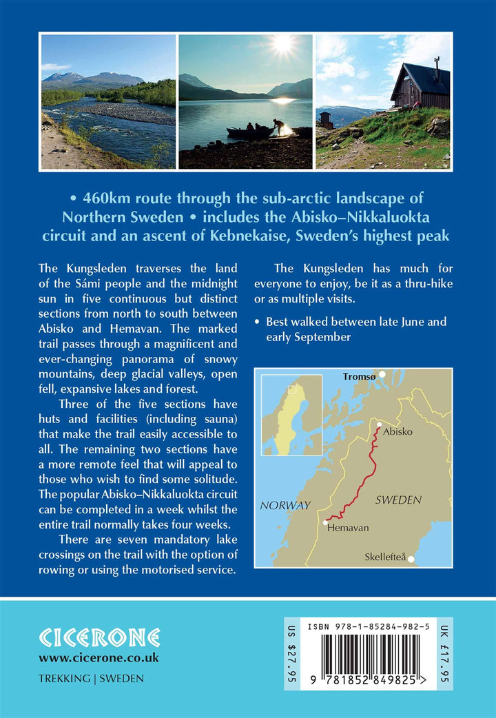 Guide de randonnées (en anglais) - Kungsleden : The King's Trail through Northern Sweden | Cicerone guide de randonnée Cicerone 