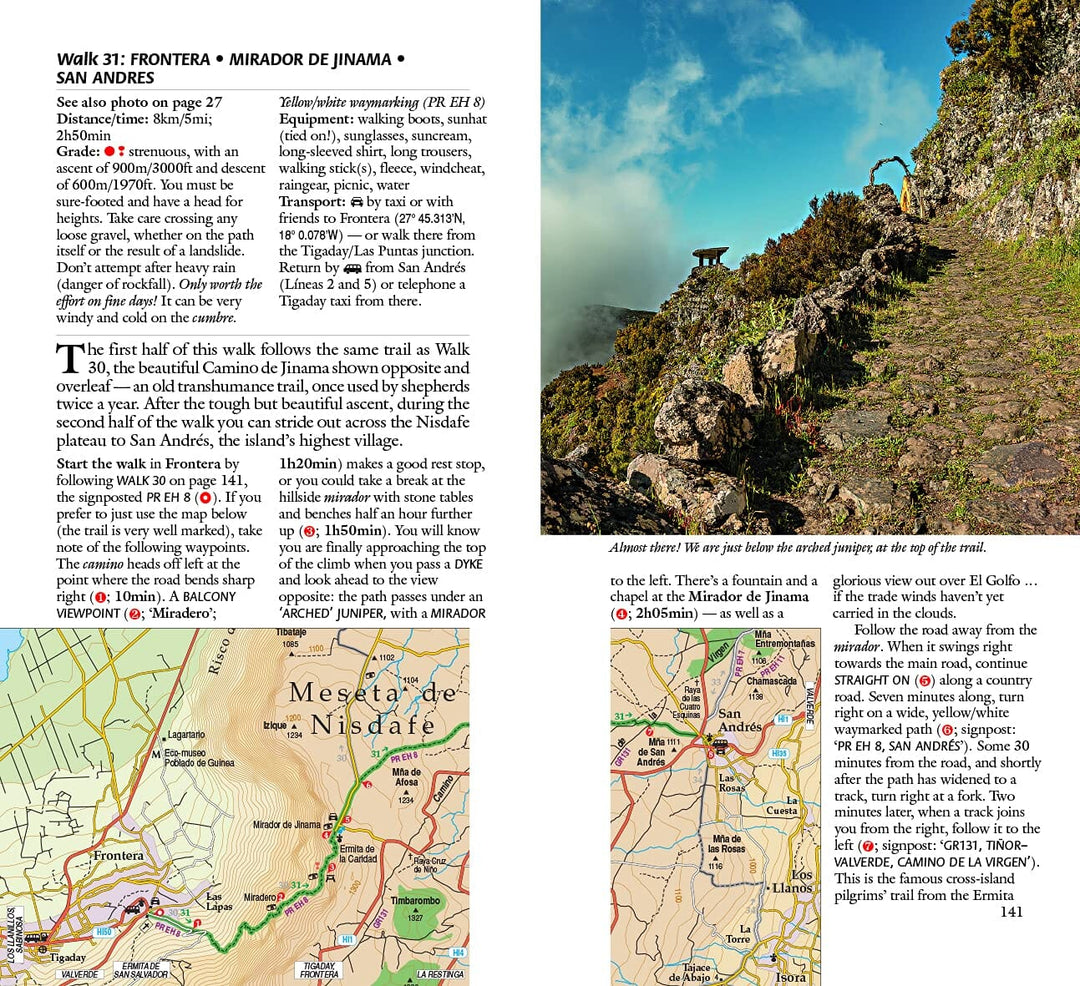 Guide de randonnées (en anglais) - La Palma & El Hierro - 4 car tours & 48 long and short walks | Sunflower guide de randonnée Sunflower 