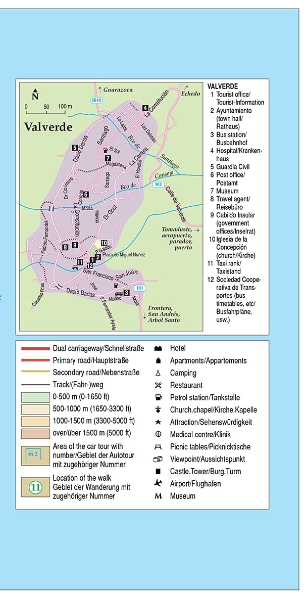 Guide de randonnées (en anglais) - La Palma & El Hierro - 4 car tours & 48 long and short walks | Sunflower guide de randonnée Sunflower 