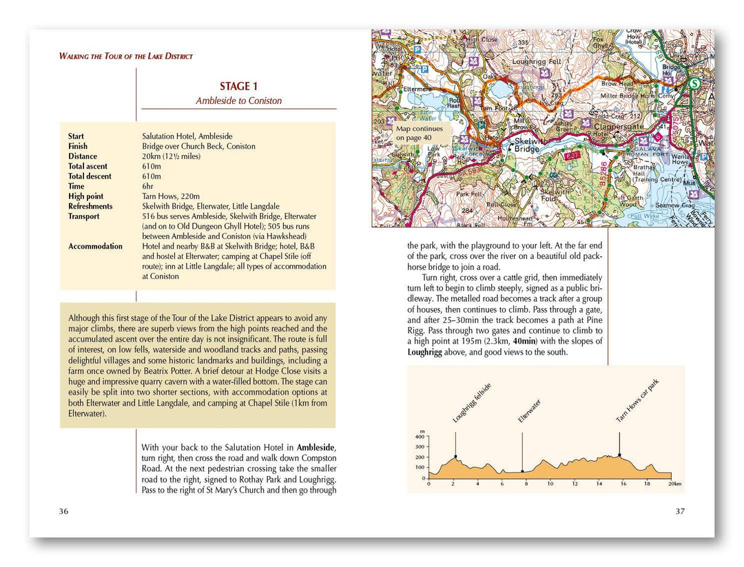 Guide de randonnées (en anglais) - Lake District Tour | Cicerone guide de randonnée Cicerone 