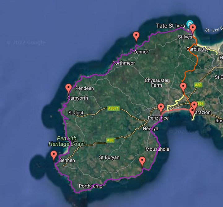 Guide de randonnées (en anglais) - Land's End Circuit | Rucksack Readers guide de voyage Rucksack Readers 