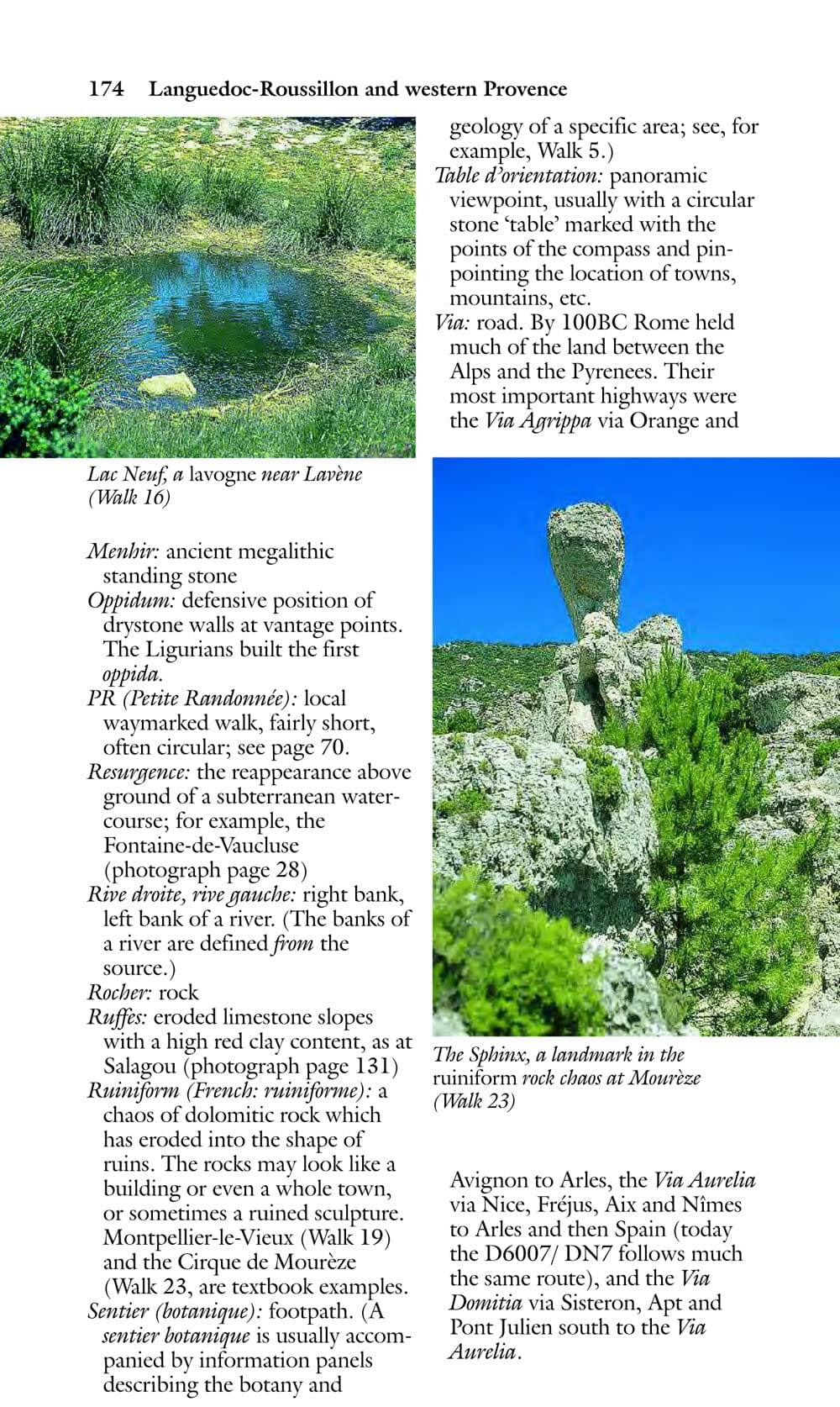 Guide de randonnées (en anglais) - Languedoc-Roussillon & Western Provence | Sunflower guide de randonnée Sunflower 