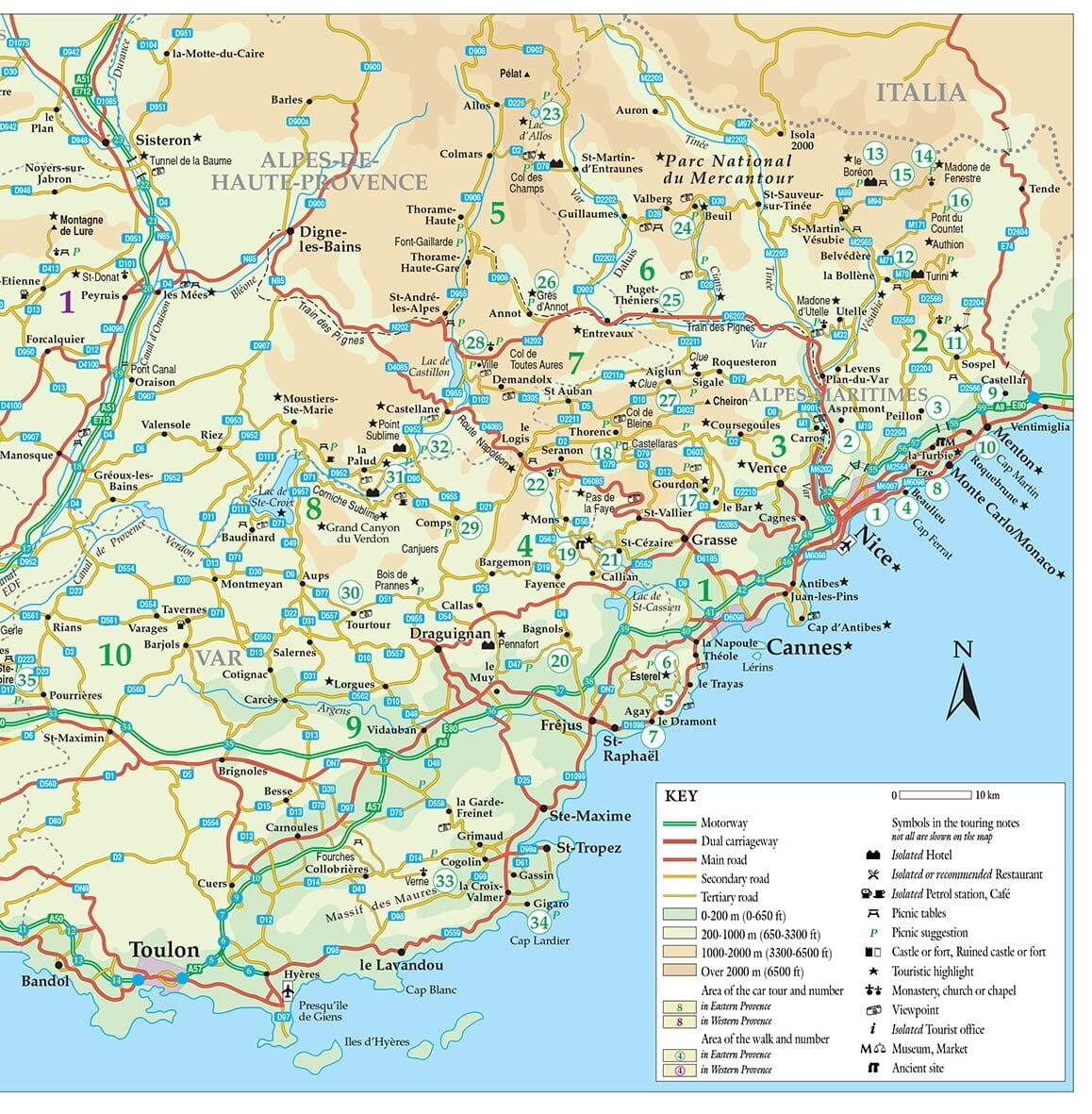 Guide de randonnées (en anglais) - Languedoc-Roussillon & Western Provence | Sunflower guide de randonnée Sunflower 