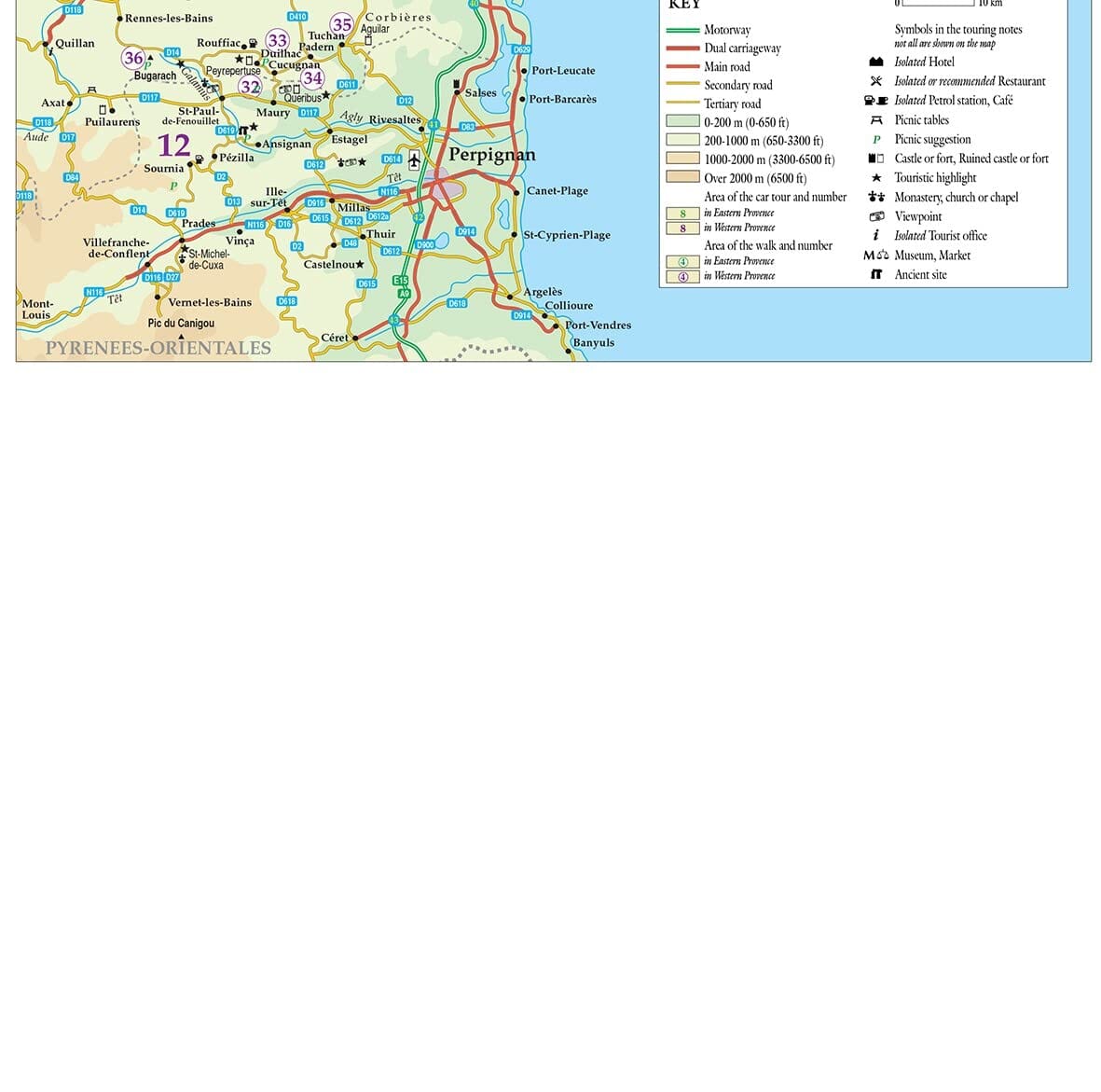 Guide de randonnées (en anglais) - Languedoc-Roussillon & Western Provence | Sunflower guide de randonnée Sunflower 