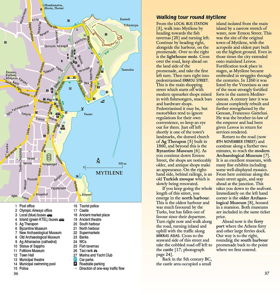 Guide de randonnées (en anglais) - Lesbos / Lesvos - car tours & long and short walks | Sunflower guide de randonnée Sunflower