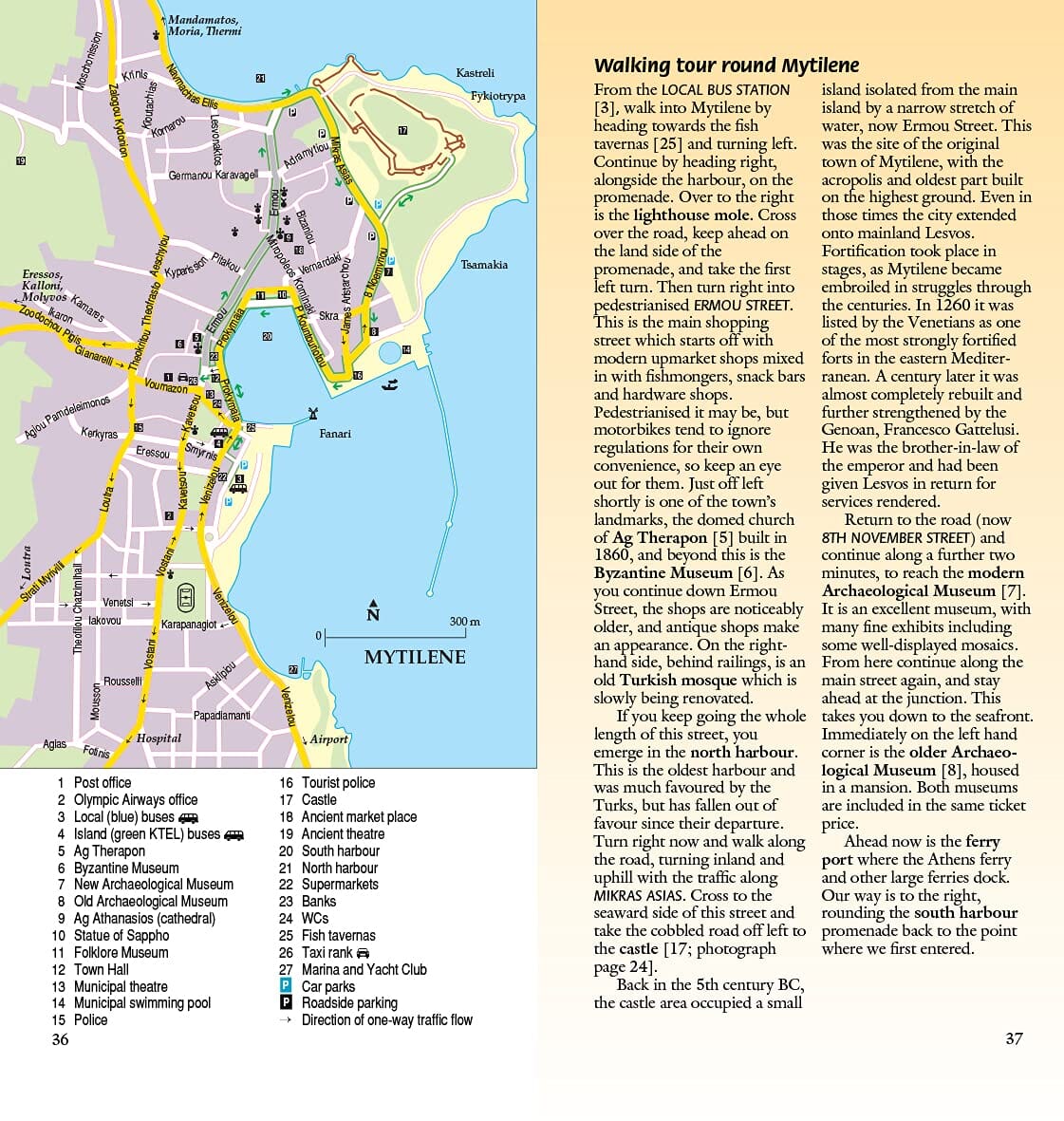 Guide de randonnées (en anglais) - Lesbos / Lesvos - car tours & long and short walks | Sunflower guide de randonnée Sunflower