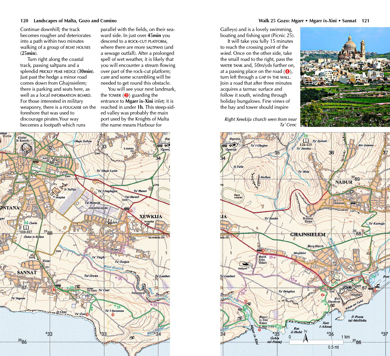 Guide de randonnées (en anglais) - Malta, Gozo & Comino | Sunflower guide de randonnée Sunflower 