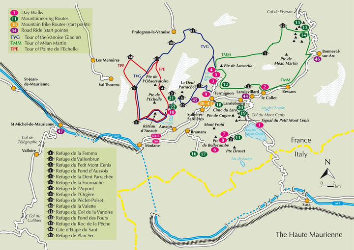 Guide de randonnées (en anglais) - Maurienne mountain adventures | Cicerone guide de randonnée Cicerone 