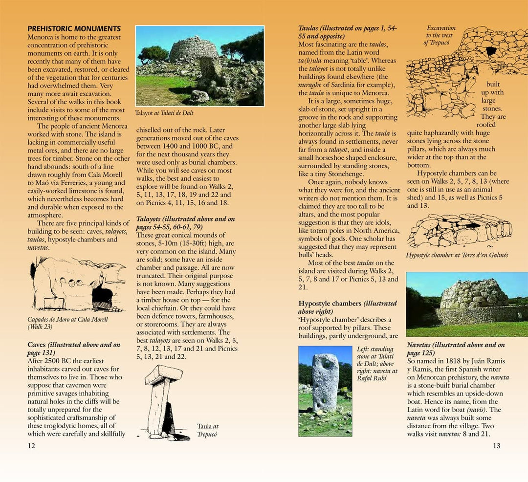 Guide de randonnées (en anglais) - Menorca | Sunflower guide petit format Sunflower 