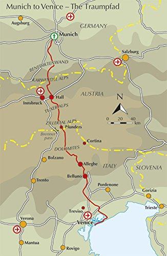 Guide de randonnées (en anglais) - Munich to Venice trekking, a classic trek across eastern Alps | Cicerone guide de randonnée Cicerone 