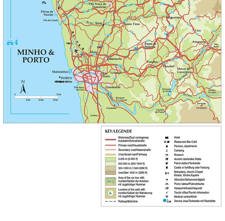 Guide de randonnées (en anglais) - Northern Portugal | Sunflower guide petit format Sunflower 