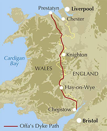 Guide de randonnées (en anglais) - Offa's Dyke path, national trail | Cicerone guide de randonnée Cicerone 