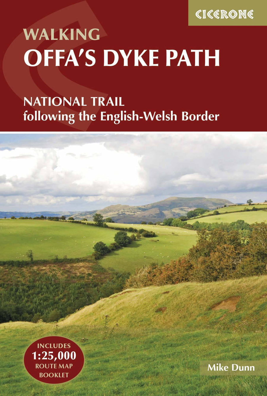 Guide de randonnées (en anglais) - Offa's Dyke path walking guide nat. trail + rout map booklet | Cicerone guide de randonnée Cicerone 