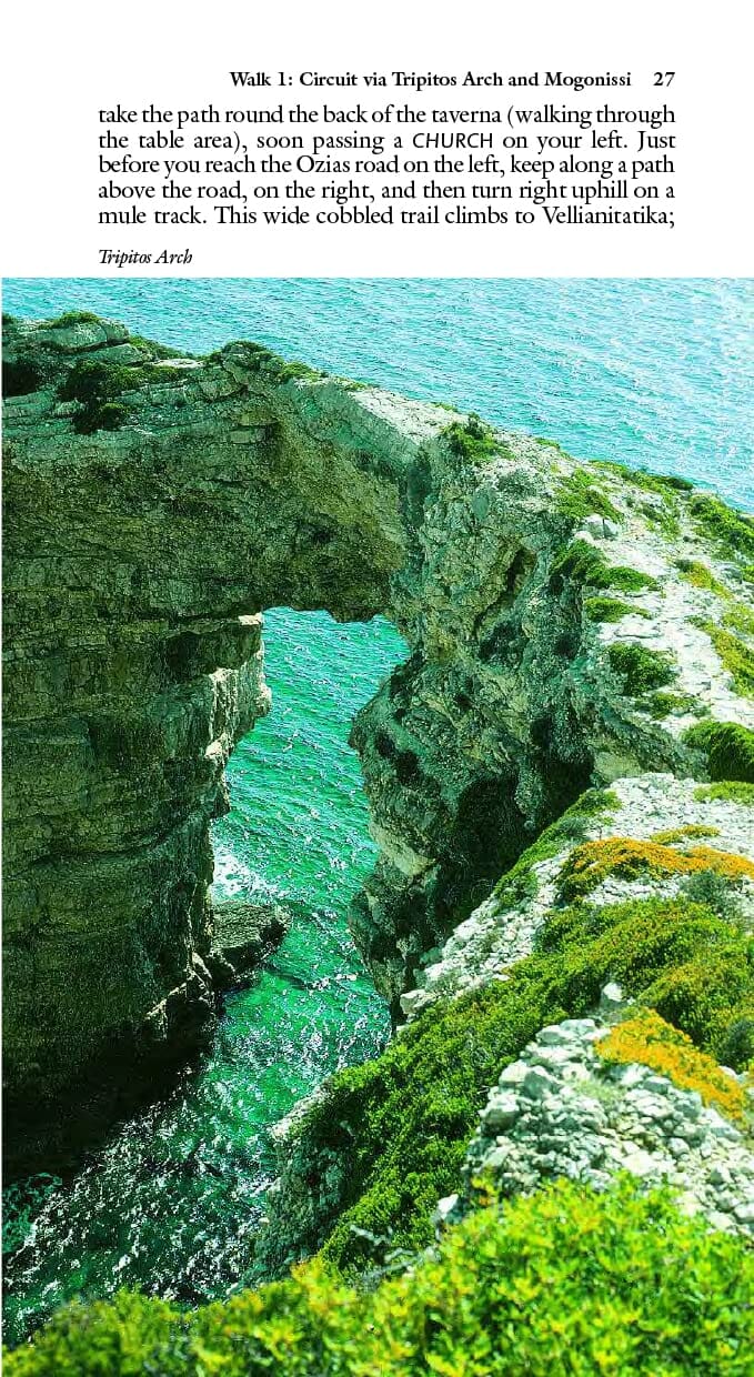 Guide de randonnées (en anglais) - Paxos | Sunflower guide de randonnée Sunflower