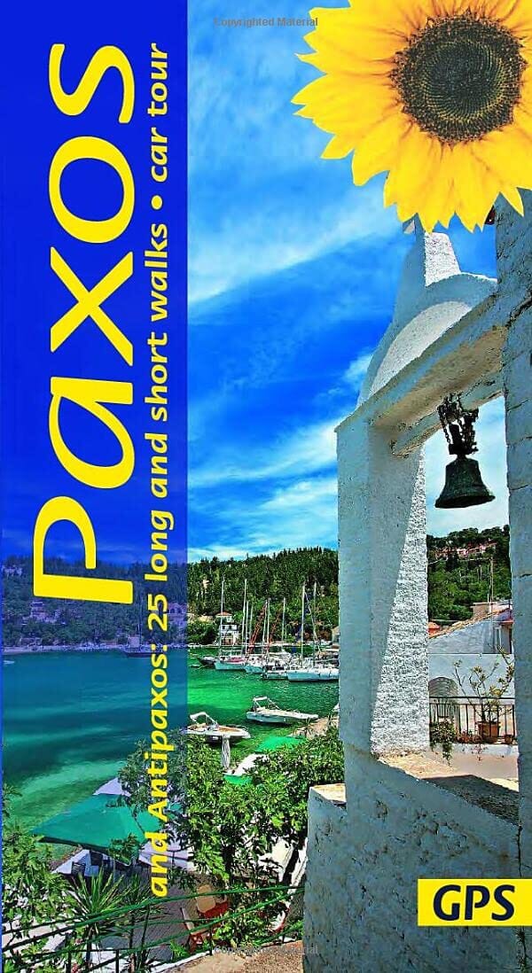 Guide de randonnées (en anglais) - Paxos | Sunflower guide petit format Sunflower 