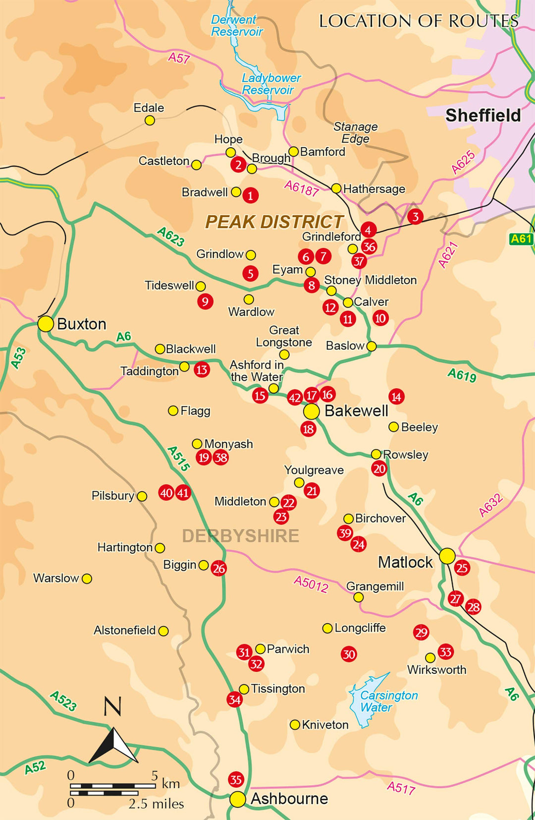 Guide de randonnées (en anglais) - Peak District, White Peak East | Cicerone guide de randonnée Cicerone 