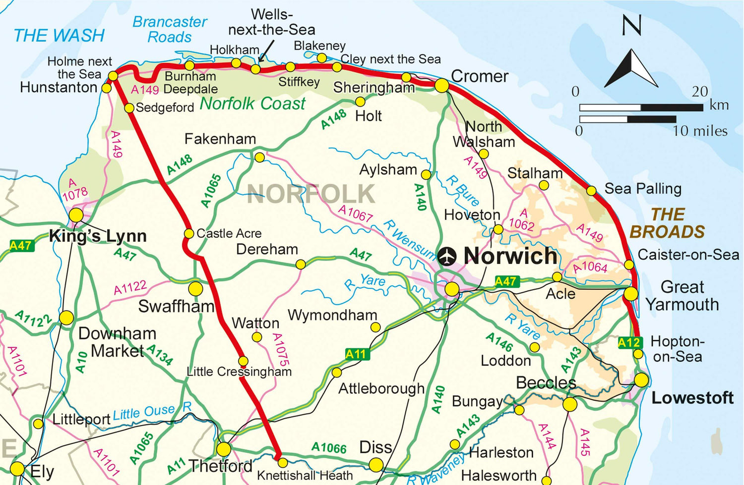 Guide de randonnées (en anglais) - Peddars Way & Norfolk Coast Path (Angleterre) | Cicerone guide de randonnée Cicerone 