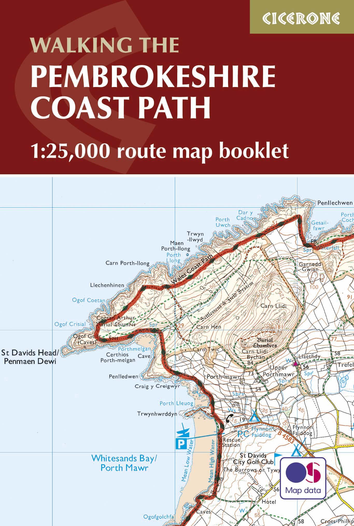 Carnet d'titinéraires (en anglais) - Pembrokeshire Coast Path | Cicerone guide de randonnée Cicerone Default Title