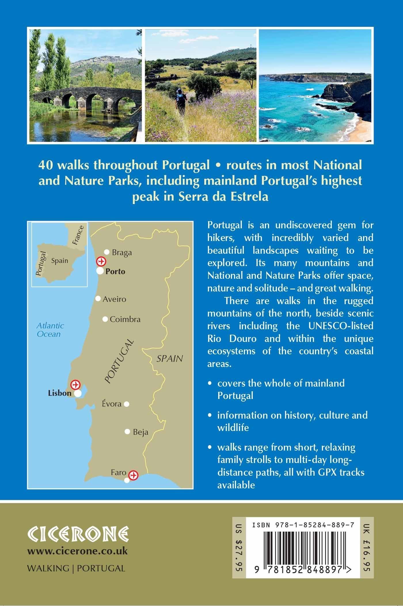 Guide de randonnées (en anglais) - Portugal | Cicerone guide de randonnée Cicerone 