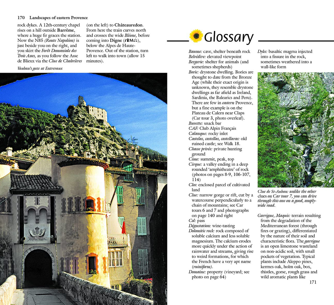 Guide de randonnées (en anglais) - Provence East - Côte d'Azur to the Alps | Sunflower guide de randonnée Sunflower 