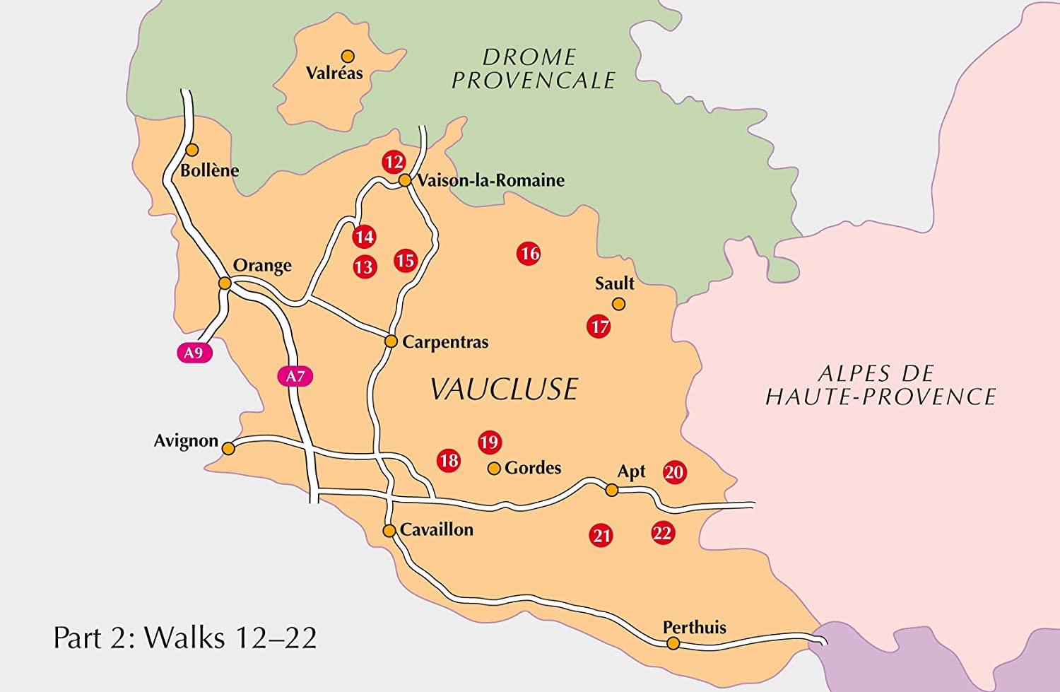 Guide de randonnées (en anglais) - Provence West : walking in Drôme Provençale, Vaucluse, Var | Cicerone guide de randonnée Cicerone 