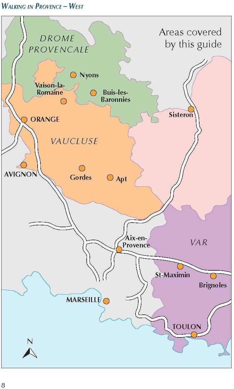Guide de randonnées (en anglais) - Provence West : walking in Drôme Provençale, Vaucluse, Var | Cicerone guide de randonnée Cicerone 