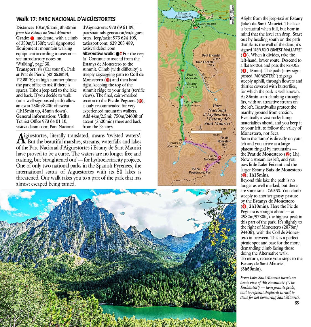 Guide de randonnées (en anglais) - Pyrenees | Sunflower guide petit format Sunflower 