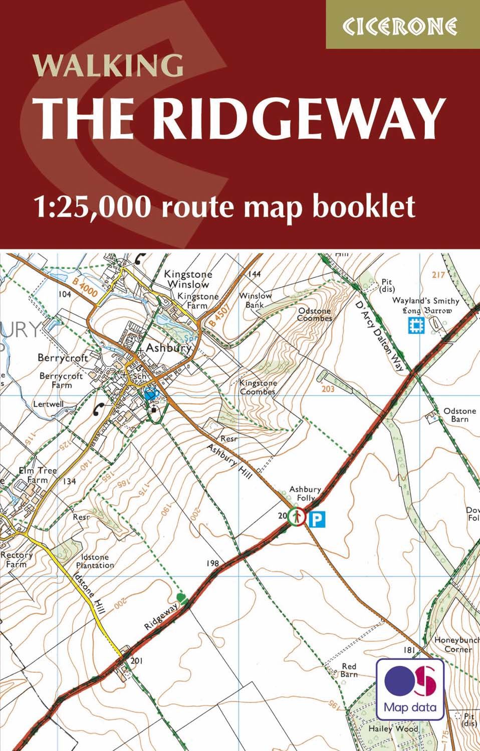 Hiking guide - Ridgeway Map Booklet | Cicerone – Cartovia