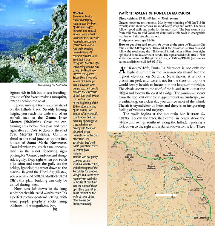 Guide de randonnées (en anglais) - Sardinia | Sunflower guide petit format Sunflower 
