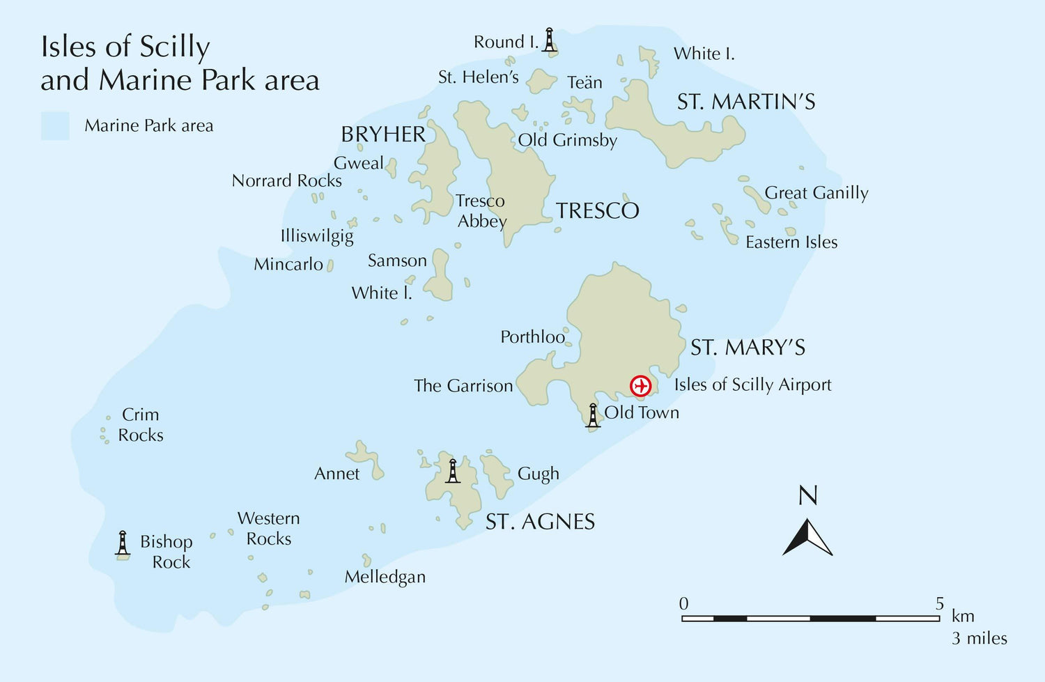 Guide de randonnées (en anglais) - Scilly Isles | Cicerone guide de randonnée Cicerone 