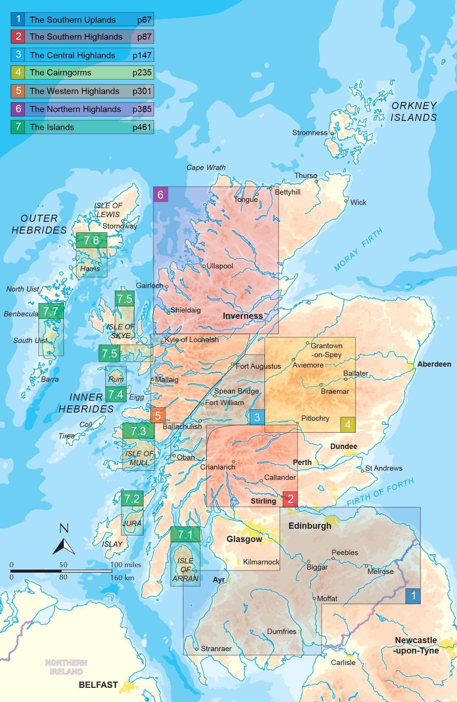 Guide de randonnées (en anglais) - Scotland world mountain ranges | Cicerone guide de randonnée Cicerone 