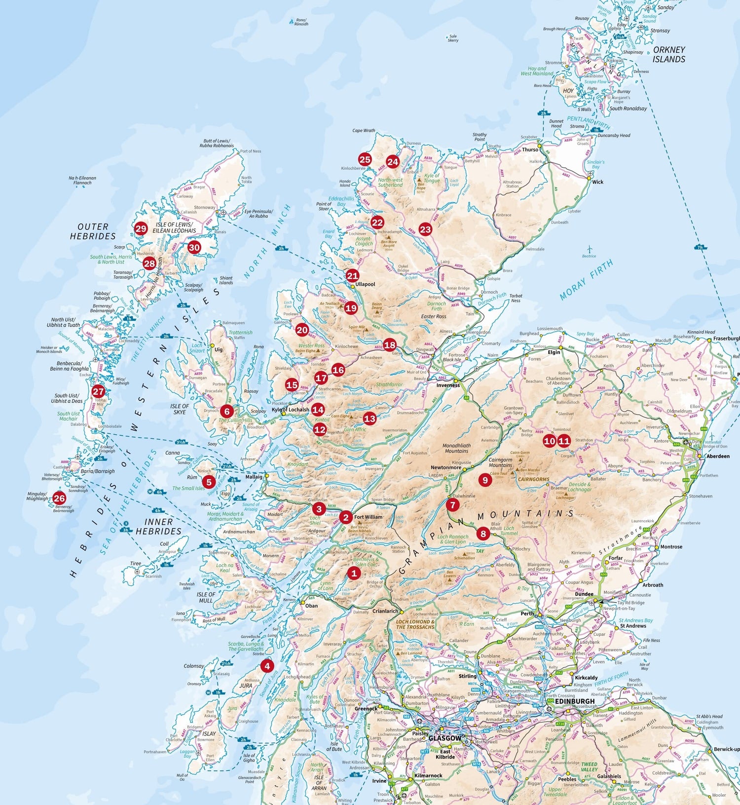 Guide de randonnées (en anglais) - Scottish Highlands & Islands Wild country backpacking | Cicerone guide de randonnée Cicerone 