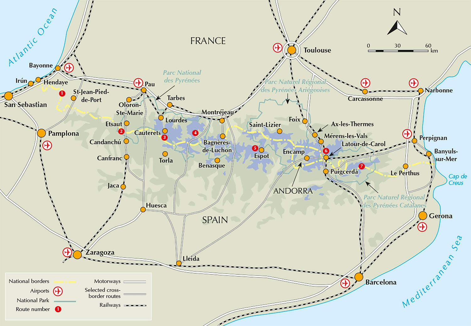Guide de randonnées (en anglais) - Shorter treks in the Pyrenees | Cicerone guide de randonnée Cicerone 