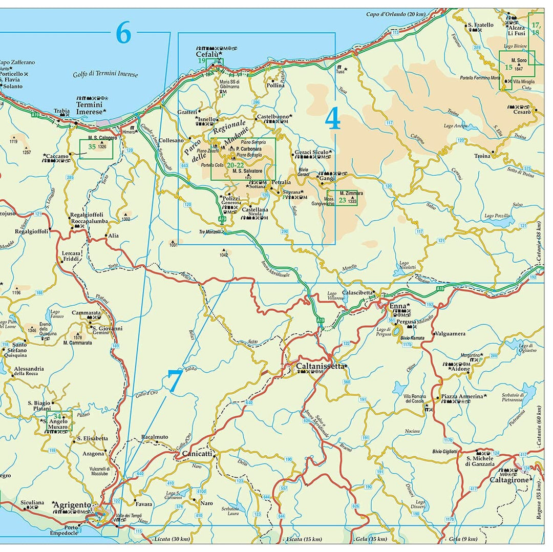 Guide de randonnées (en anglais) - Sicily | Sunflower guide de randonnée Sunflower 