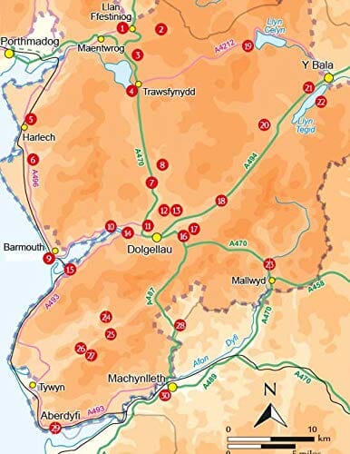 Guide de randonnées (en anglais) - Snowdonia South : From Ffestiniog to the Dyfi, and Bala to the coast | Cicerone guide petit format Cicerone 