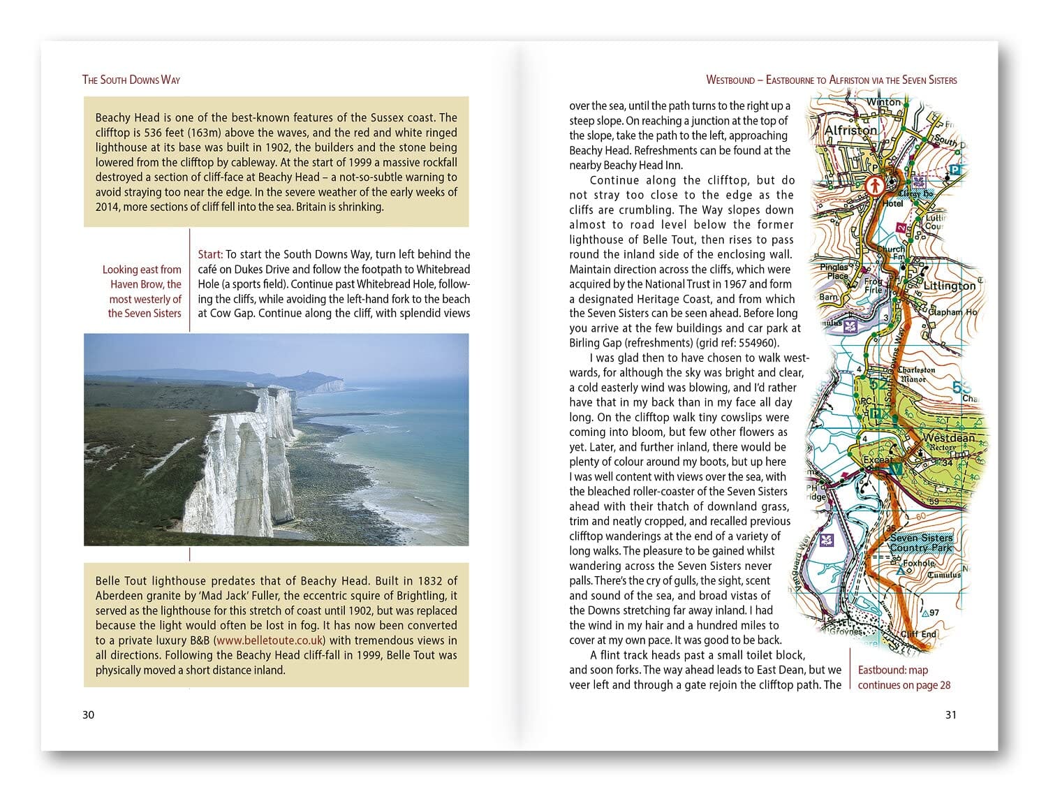 Guide de randonnées (en anglais) - South Downs Way National Trail, between Eastborne & Winchester | Cicerone guide de randonnée Cicerone 