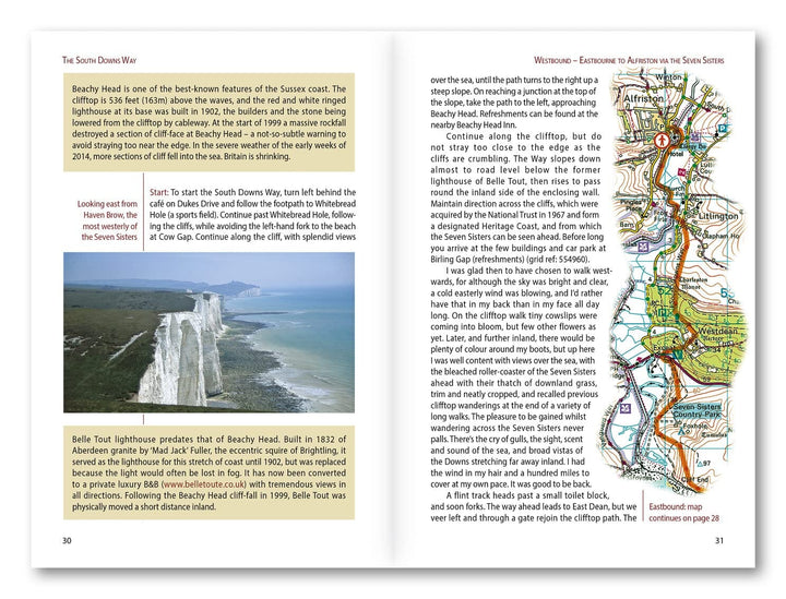Guide de randonnées (en anglais) - South Downs Way National Trail, between Eastborne & Winchester | Cicerone guide de randonnée Cicerone 