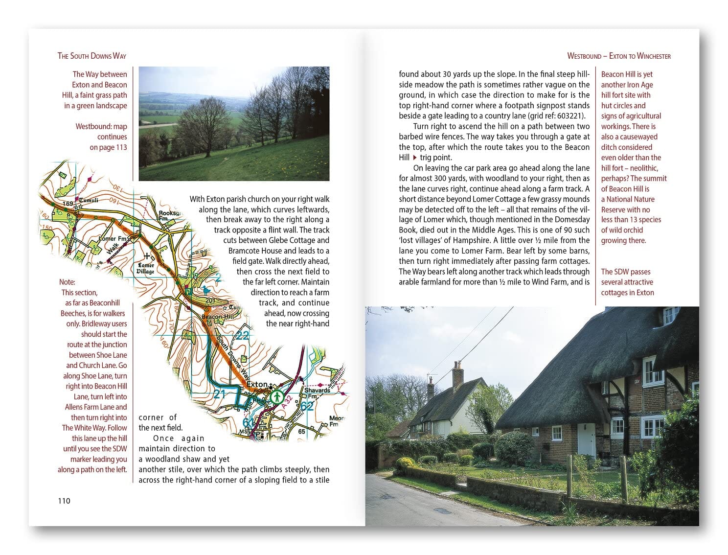 Guide de randonnées (en anglais) - South Downs Way National Trail, between Eastborne & Winchester | Cicerone guide de randonnée Cicerone 