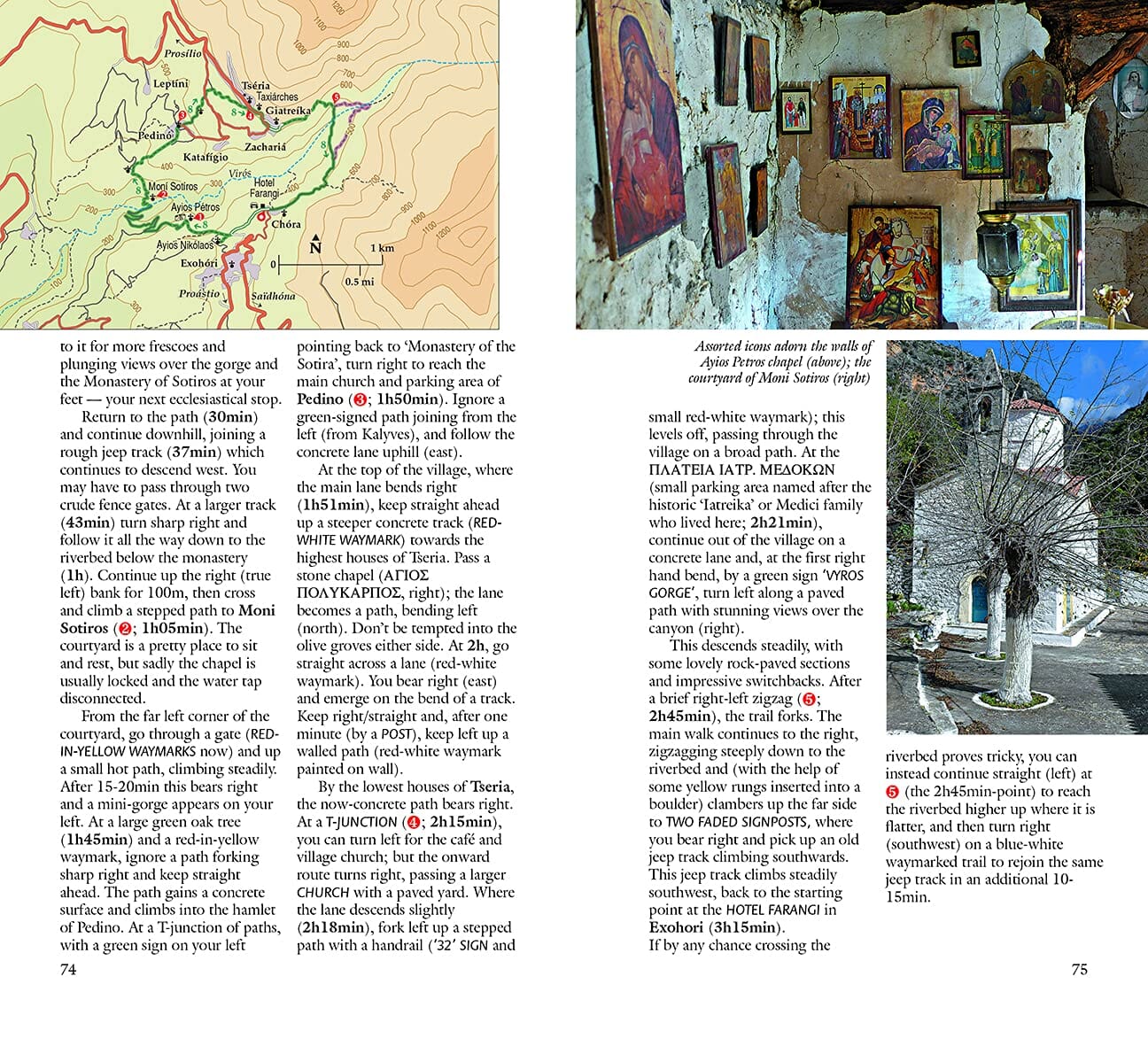 Guide de randonnées (en anglais) - Southern Peloponnese | Sunflower guide de randonnée Sunflower 