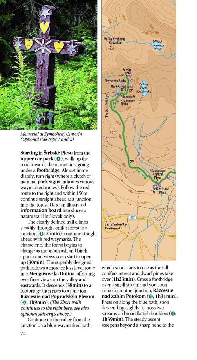 Guide de randonnées (en anglais) - Tatra Mountains (Poland & Slovakia) | Sunflower guide de randonnée Sunflower