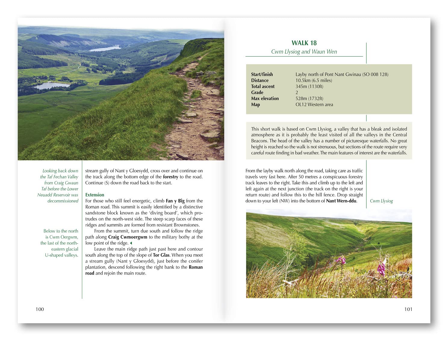 Guide de randonnées (en anglais) - the Brecon Beacons: 45 circular walks in the National Park | Cicerone guide de randonnée Cicerone